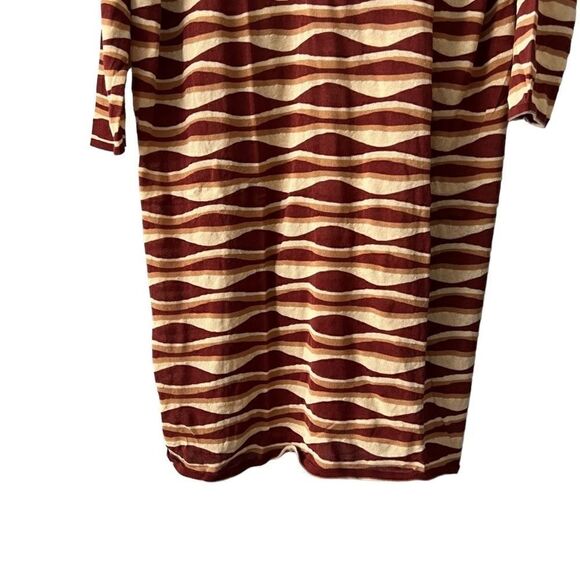 EUC ZARA PRINTED KNIT TUNIC DRESS SPECIAL EDITION BRICK - Picture 4 of 10